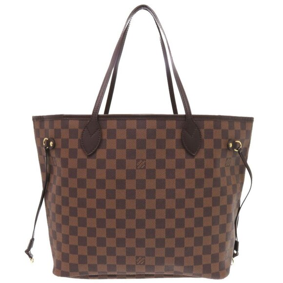 LOUIS VUITTON Brown Damier Neverfull MM Tote Bag - Picture 3 of 10